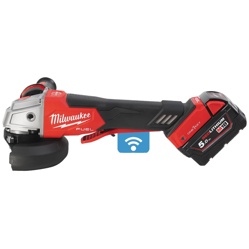 Аккумуляторная угловая шлифовальная машина (УШМ, Болгарка) Milwaukee M18 FUEL ONEFSAG125XPDB-502X