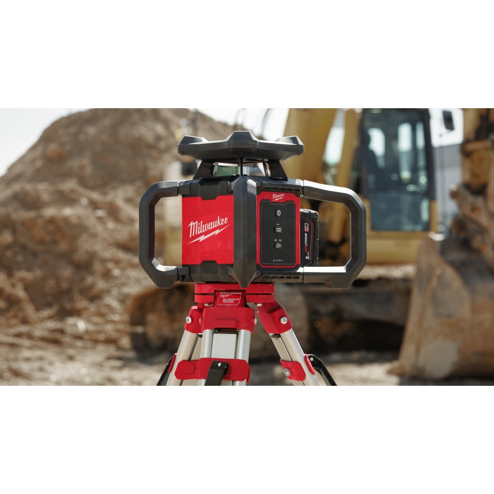 Аккумуляторный ротационный лазерный нивелир Milwaukee M18 RLOH600-201C