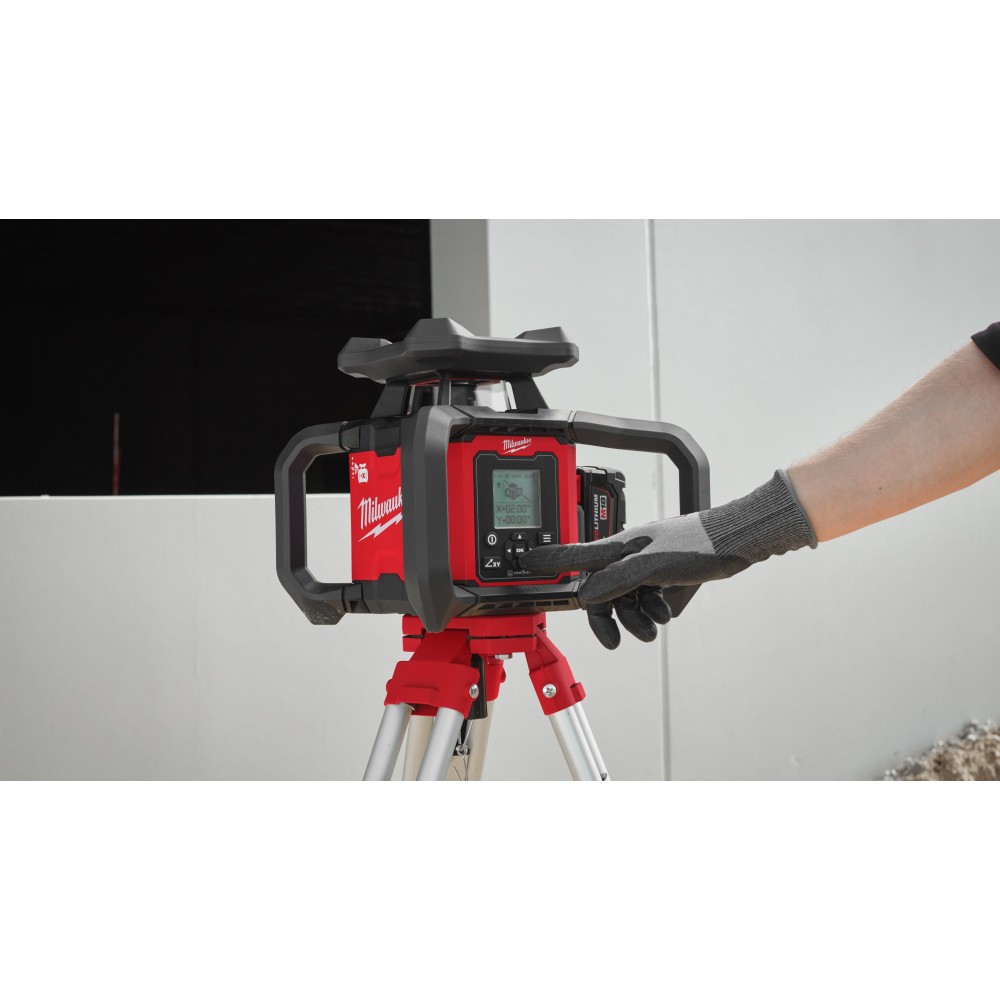 Аккумуляторный ротационный лазерный нивелир Milwaukee M18 RLOHV1200-501C