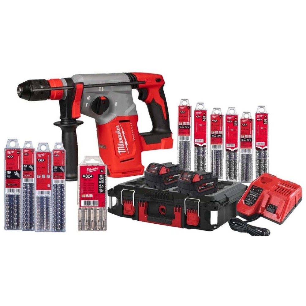 Аккумуляторный перфоратор Milwaukee M18 BLHX100P-502P