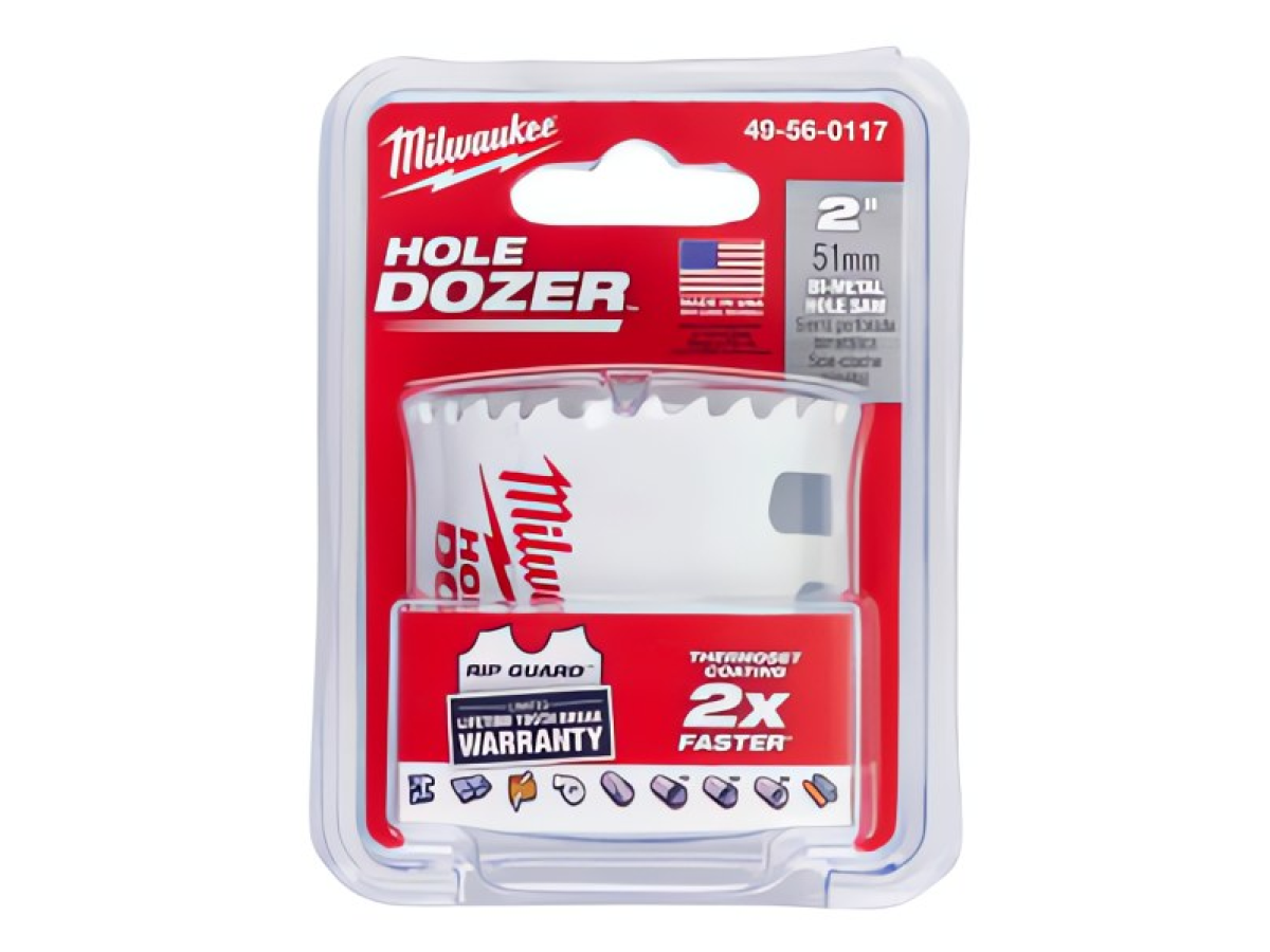 MILWAUKEE® гарантирует повышенную долговечность с новыми коронками HoleDozer™