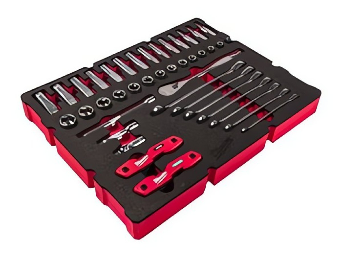 MILWAUKEE® расширяет линейку пеновых вкладышей PACKOUT™ — для удобного доступа к инструменту и хранения на объекте.