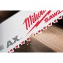 Полотно демонтажное Milwaukee класса Heavy Duty AX по дереву с гвоздями 230 X 5 мм