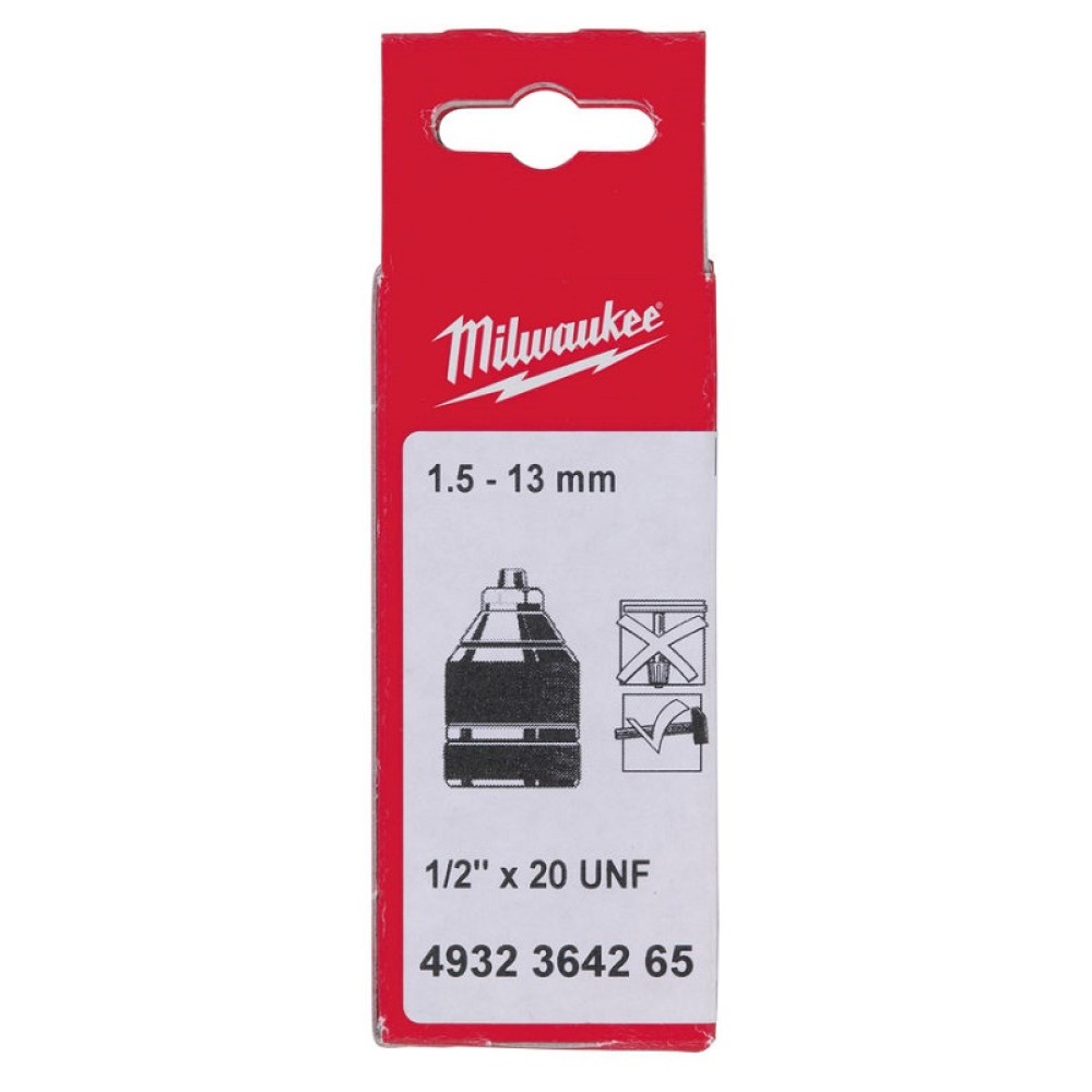 Сменный бесключевой патрон Milwaukee 1.5-13 ½"