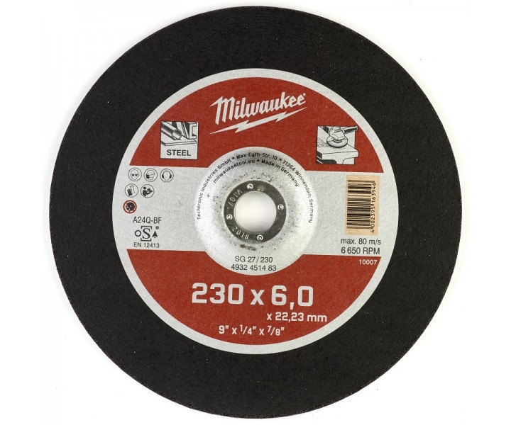 Шлифовальный диск Milwaukee по металлу SG 27 4932451483