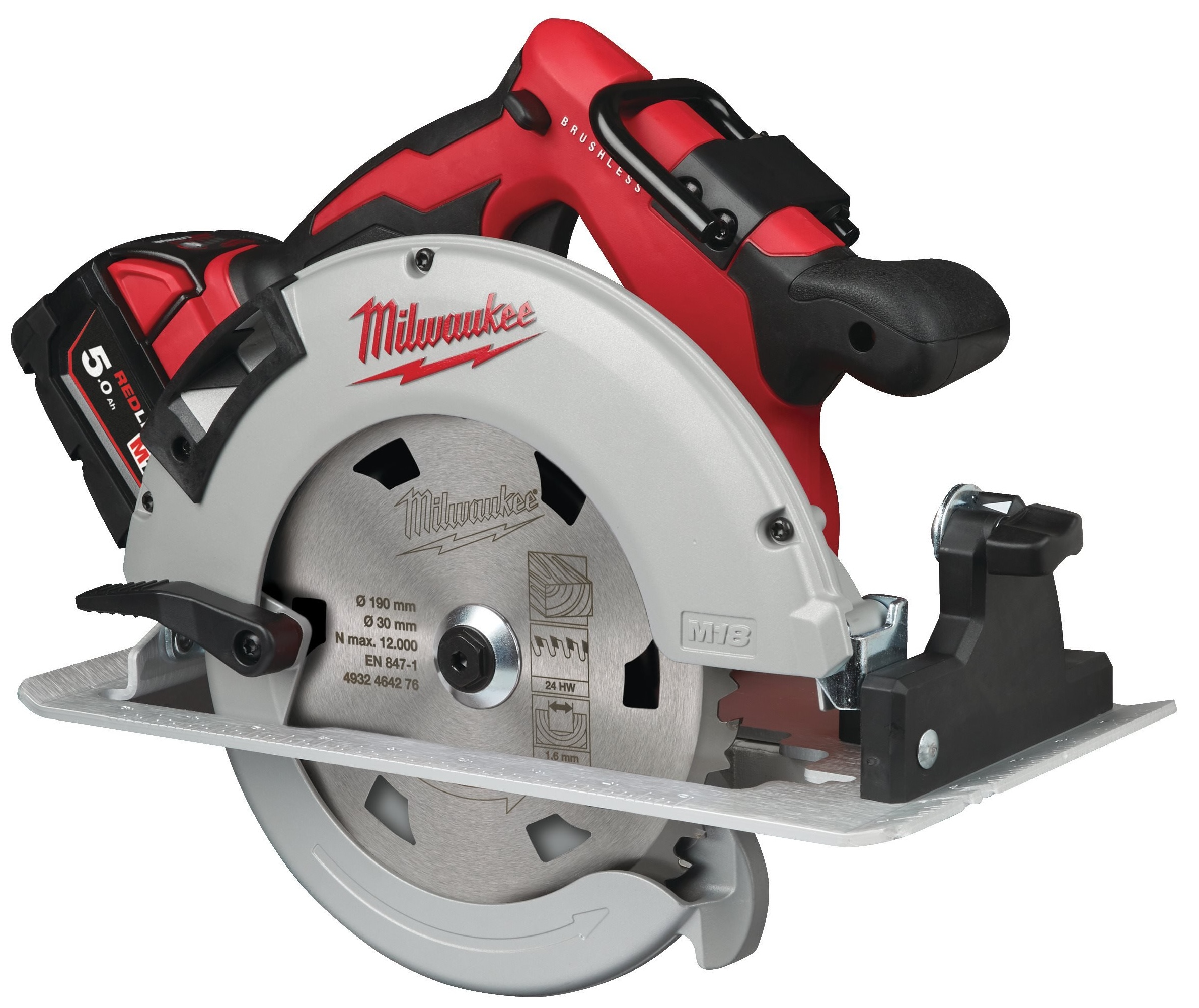 Купить Аккумуляторная циркулярная пила Milwaukee M18 BLCS66-502X по цене 54 490 р. от производителя