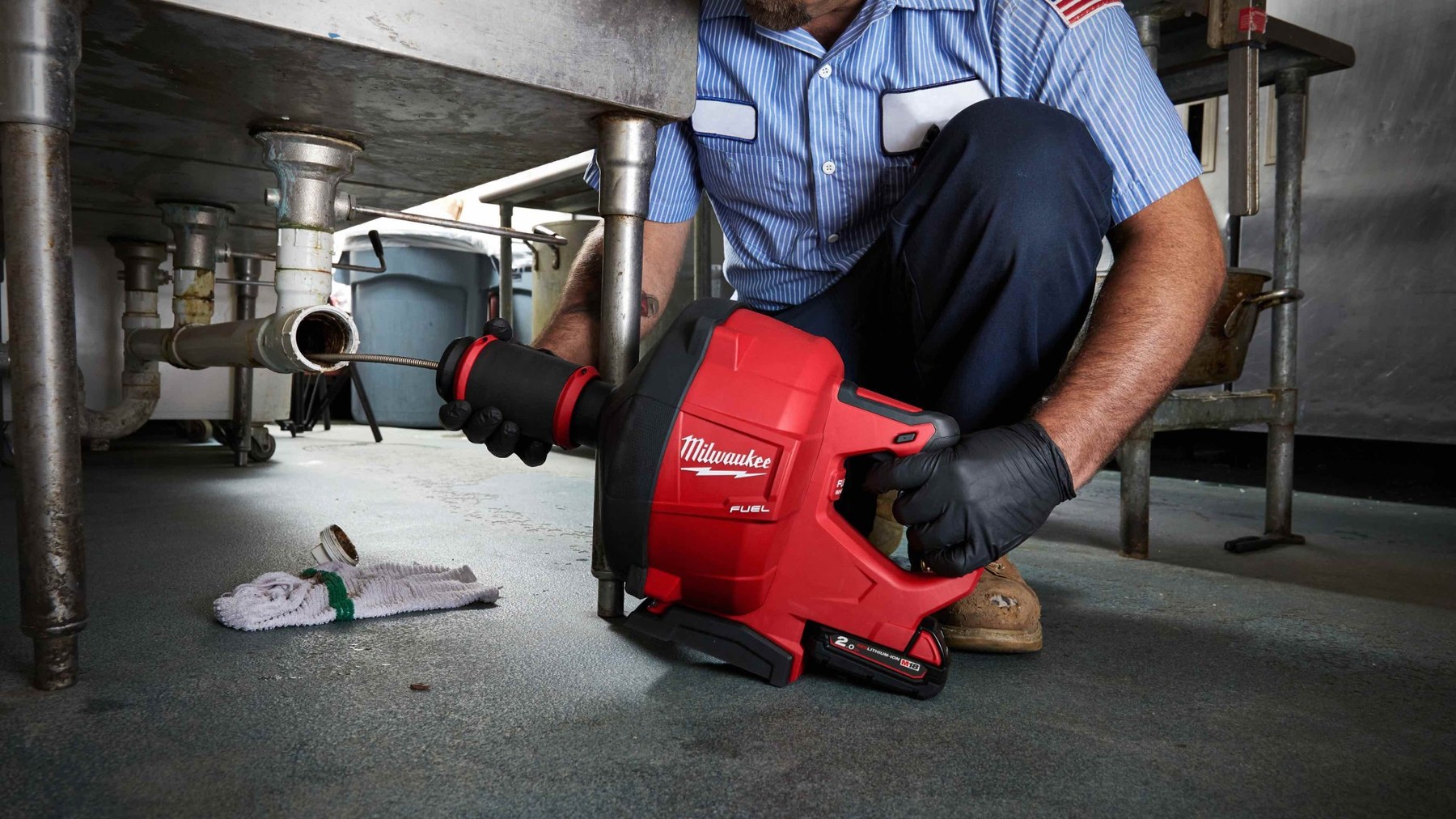 Milwaukee M18 FUEL прочистная машина для коммуникаций