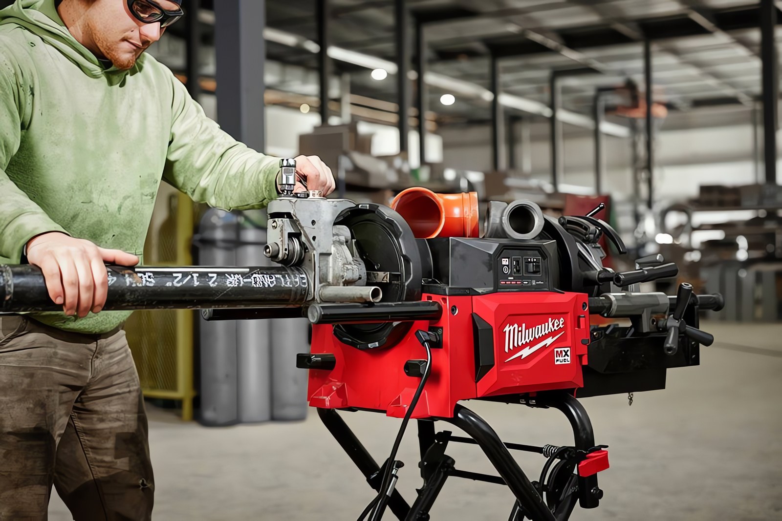 MILWAUKEE® меняет подход к работе, представляя первую в отрасли аккумуляторную резьбонарезную машину