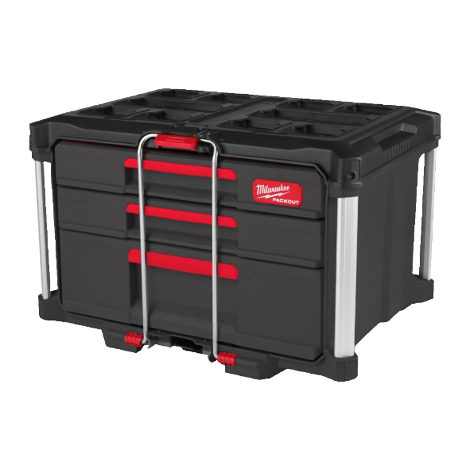 MILWAUKEE® представляет два новых ящика с выдвижными ящиками для системы PACKOUT™, повышая удобство доступа к инструментам и их защиту.