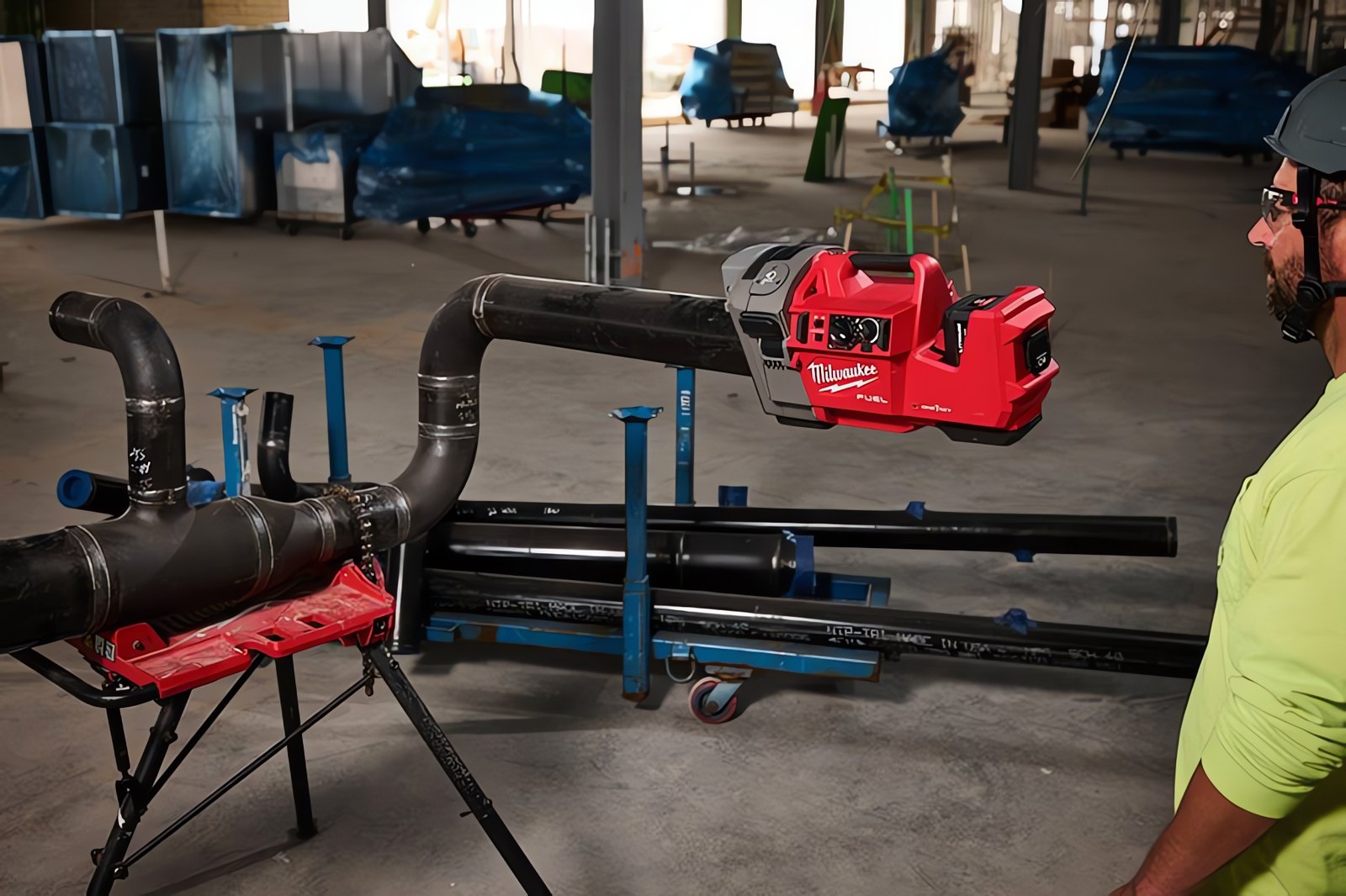 MILWAUKEE® расширяет линейку аккумуляторных роликовых канавкорезов, теперь с возможностью нарезки канавок до 6″